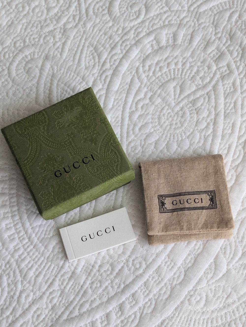 Gucci Authentic Jewelry Box